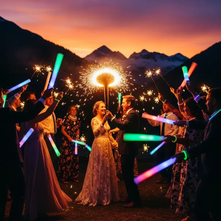 Sound Unique Colorado Wedding DJ and reception lighting setup
